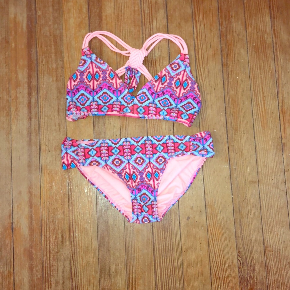 Gossip girl patterned bikini set